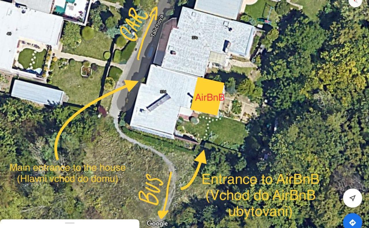 Krasny Apartman U Lesa, Trolejbus Do Centra A Bvv, Parkovani Zdarma Brno Buitenkant foto